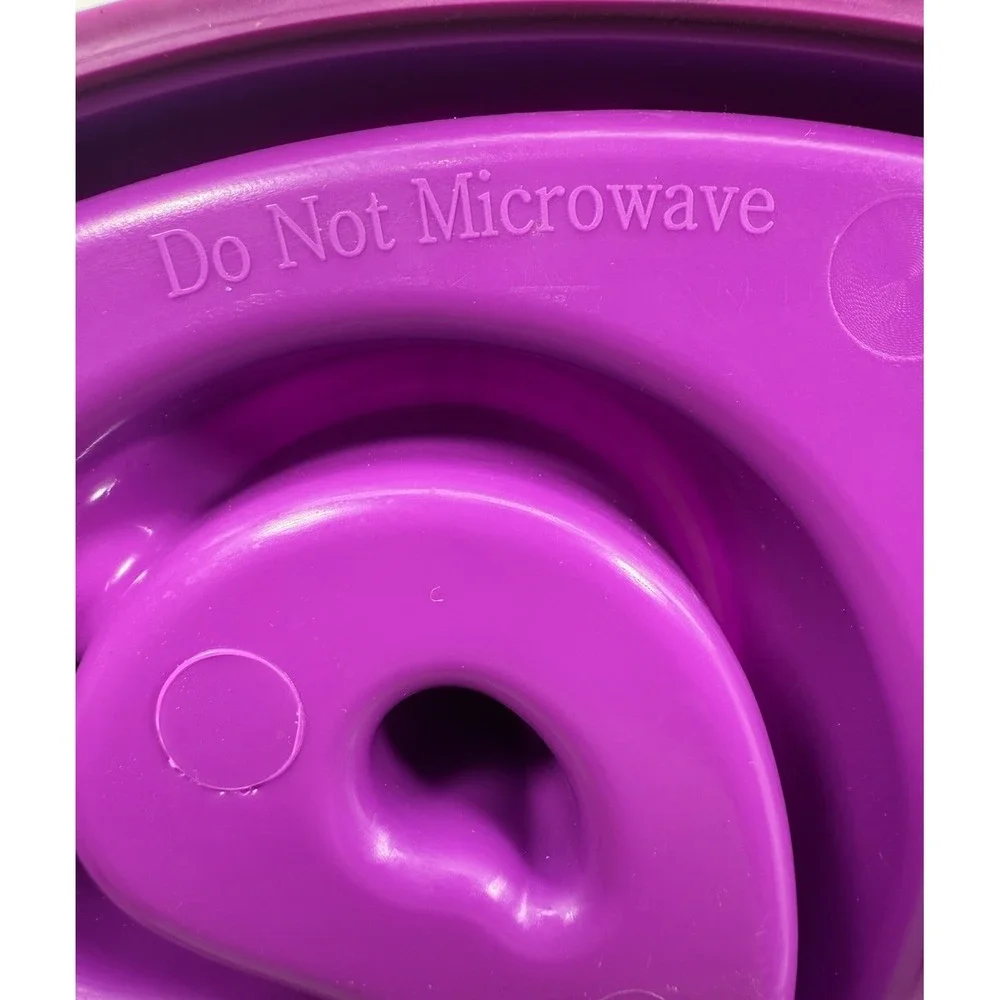 Outward Hound‎ Purple Slow Feed Dog Bowl 10.5